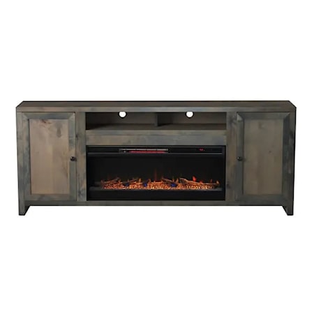 84&quot; Fireplace Console