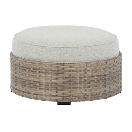 Outdoor Ottoman with Cushion