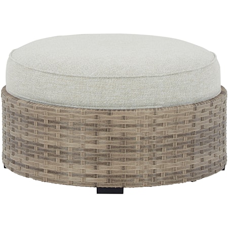 Outdoor Ottoman with Cushion