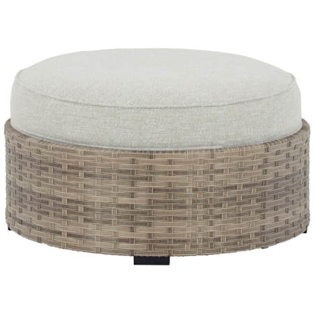 Outdoor Ottoman with Cushion