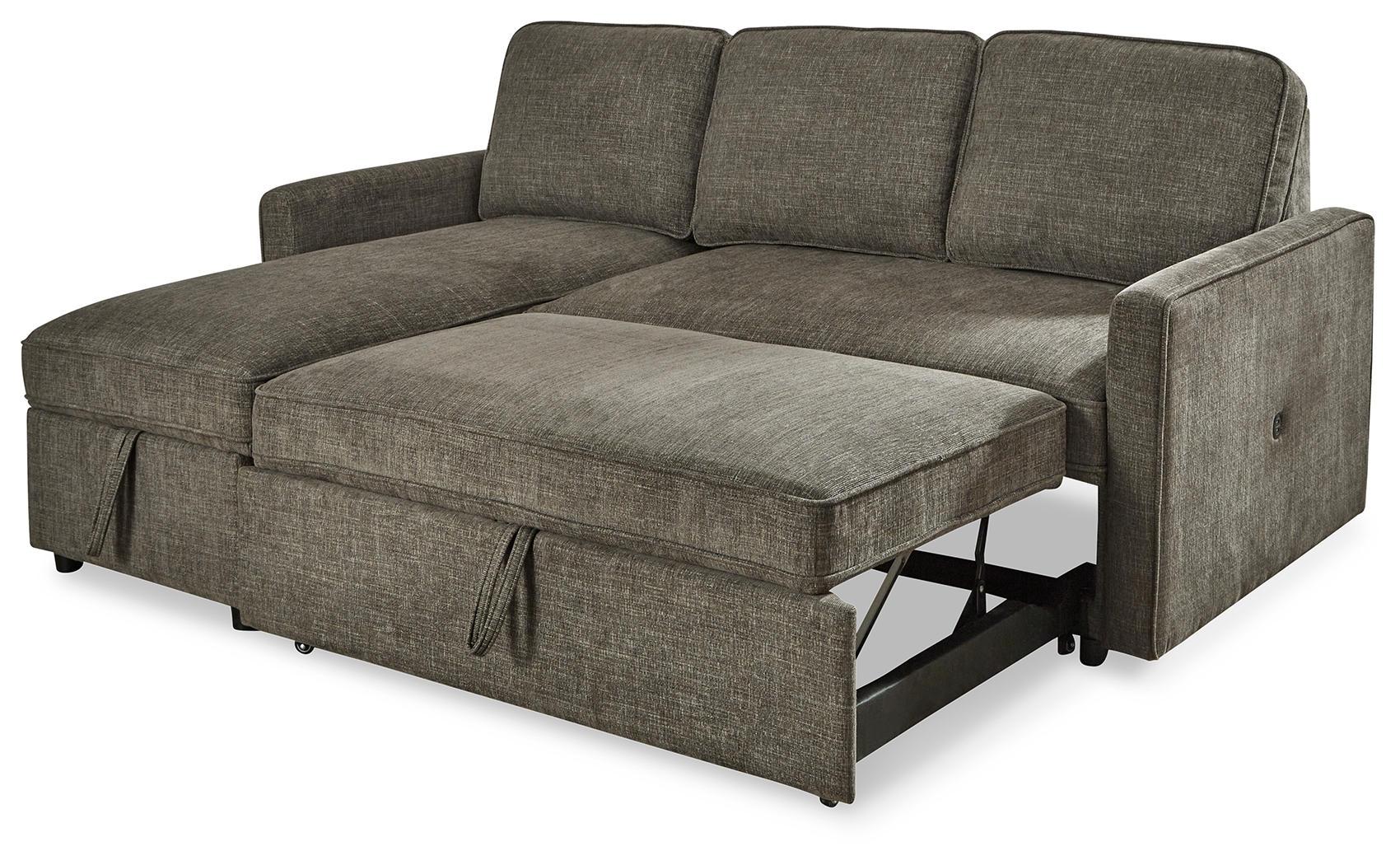 2-Piece Sectional With Pop Up Bed