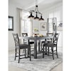 Signature Design by Ashley Myshanna 5-Piece Counter Height Table Set