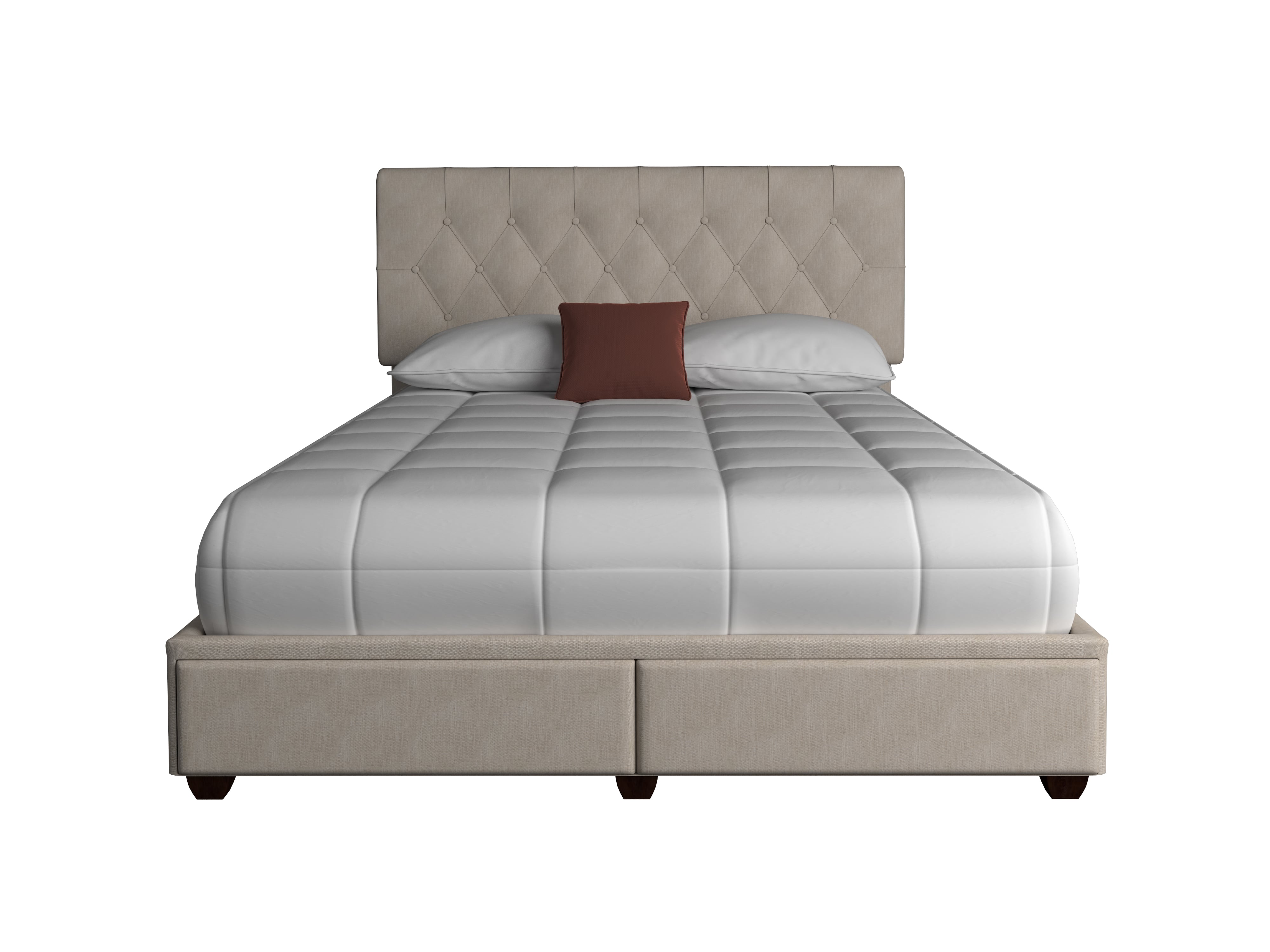 Upholstered Queen Storage Bed-in-a-Box