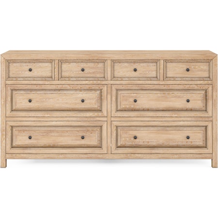 Contemporary 8-Drawer Dresser with Cedar-Lined Drawers