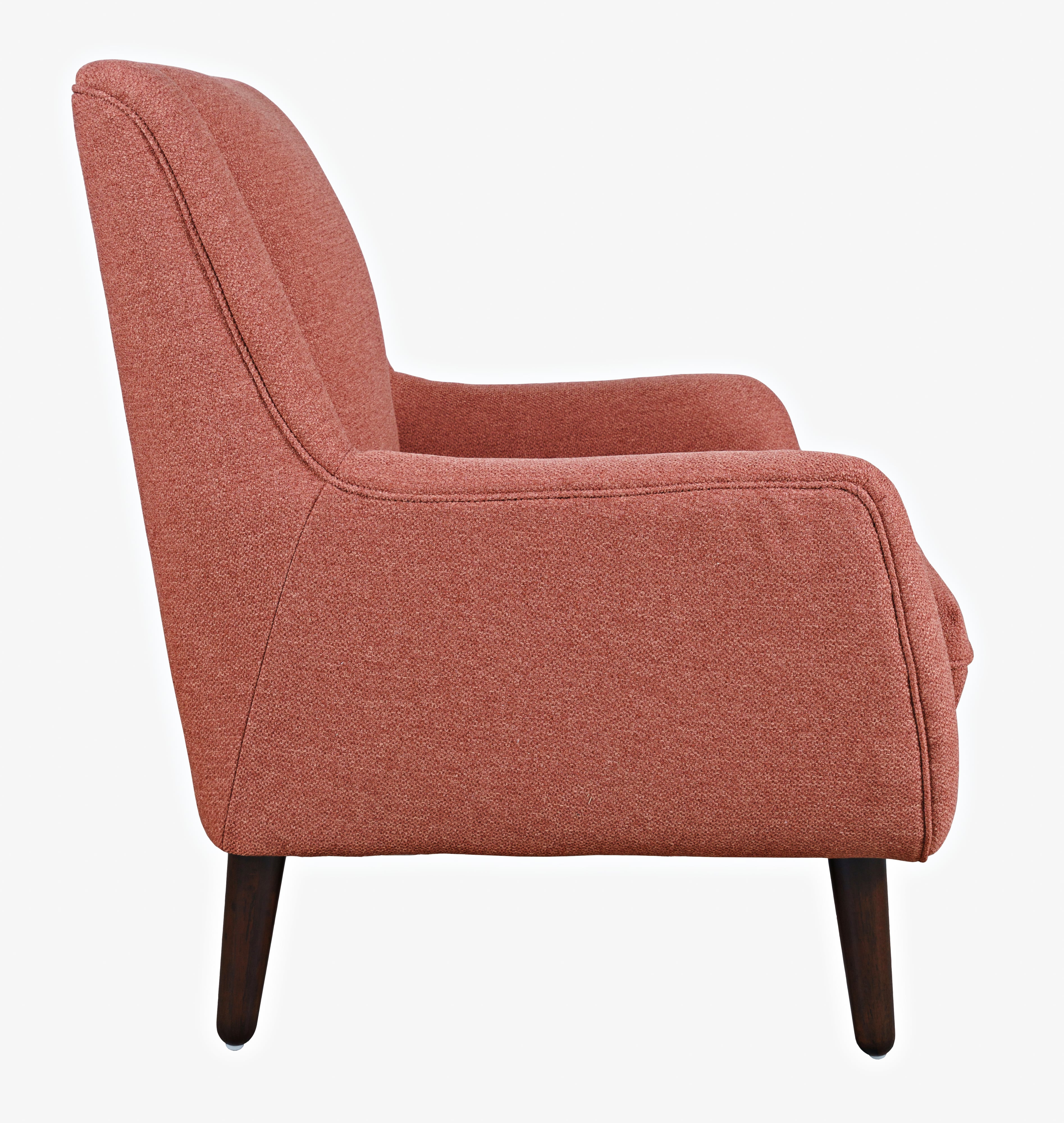 Jofran Theo THEOCHROSE Theo MidCentury Modern Upholstered Accent