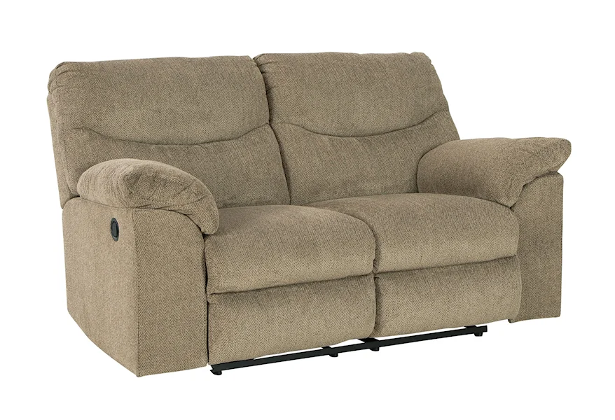 Alphons Reclining Loveseat by Signature Design by Ashley at Furniture and ApplianceMart
