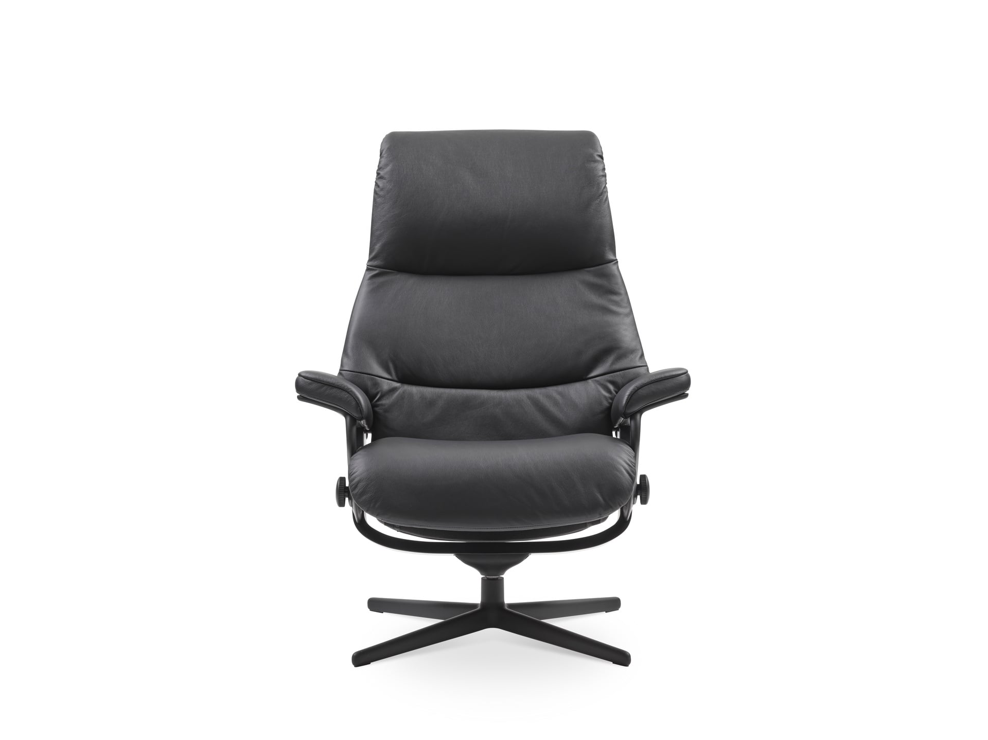 Small Reclining Chair with Cross Base