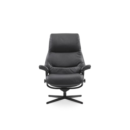 Medium Reclining Chair with Cross Base