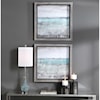 Uttermost Framed Prints Aqua Horizon Framed Prints, Set/2