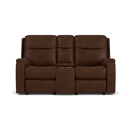 Power Reclining Console Loveseat