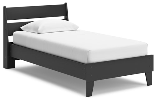 Twin Panel Platform Bed