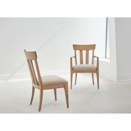 Side Chair Slat Back