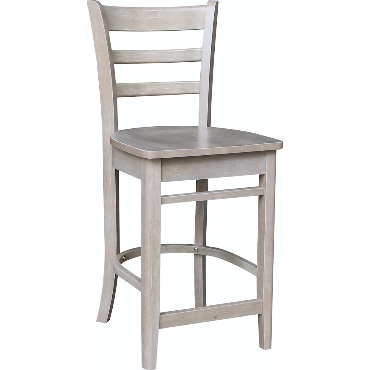 John Thomas Dining Essentials Emily Counter Stool in Taupe Gray