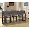 Parker House Sundance Everywhere Console with 3 Stools