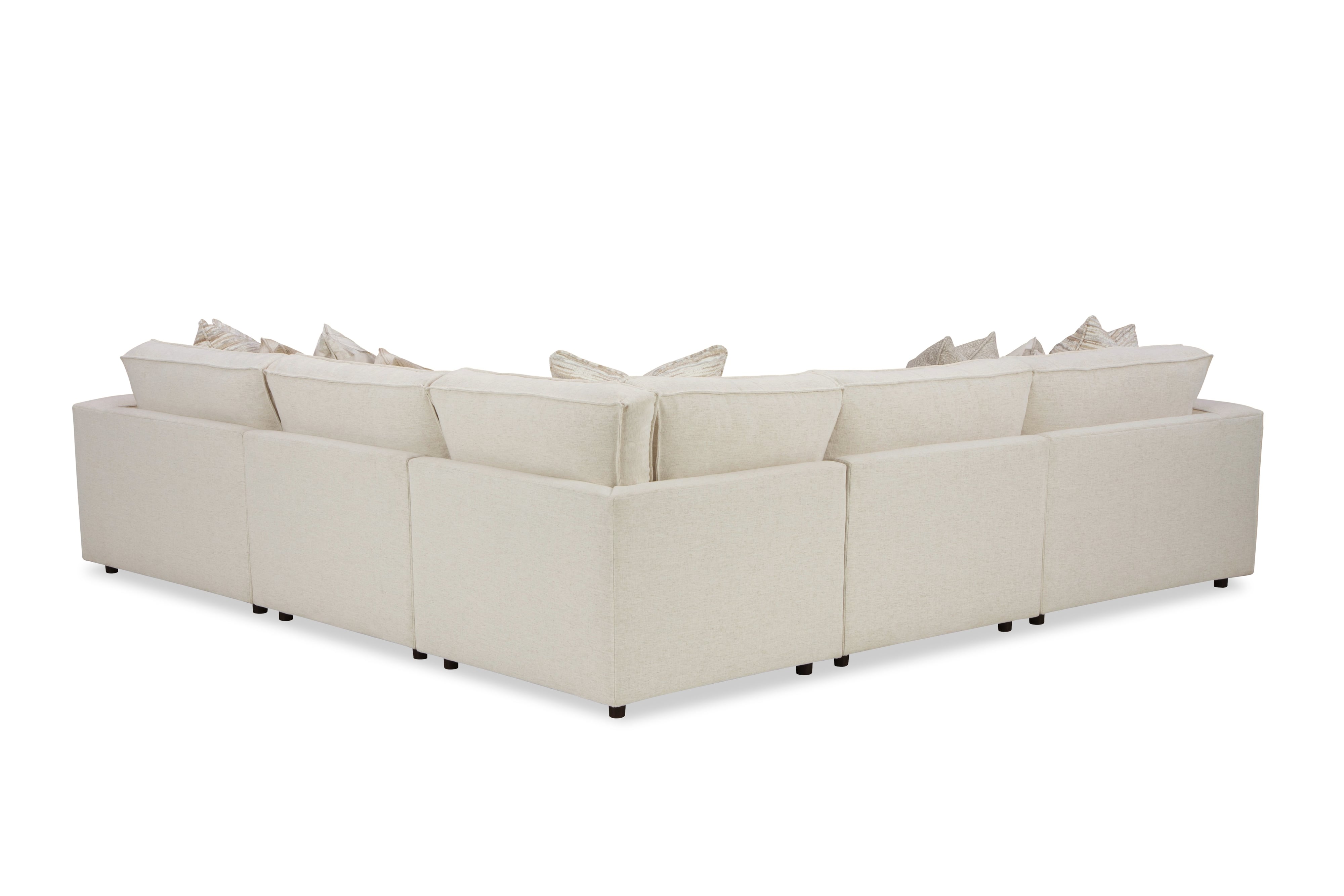 Craftmaster 7348 Modular Sofa with 4 Seats and 1 Ottoman