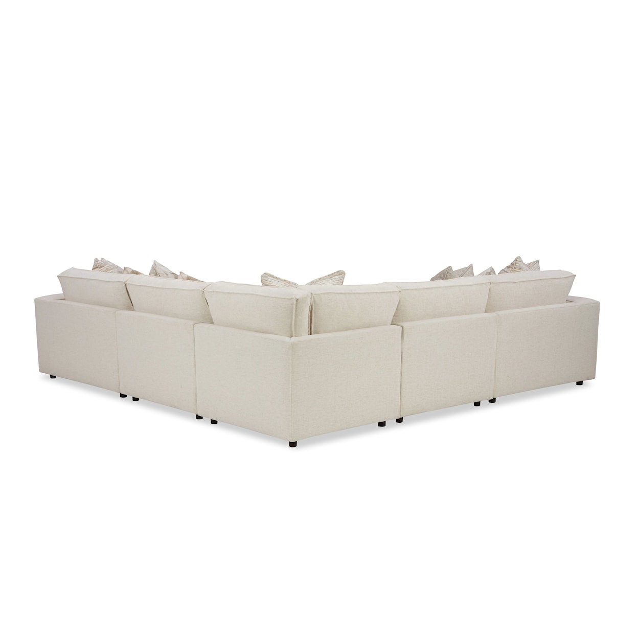 Craftmaster 734801BD Modular Sofa with 4 Seats and 1 Ottoman