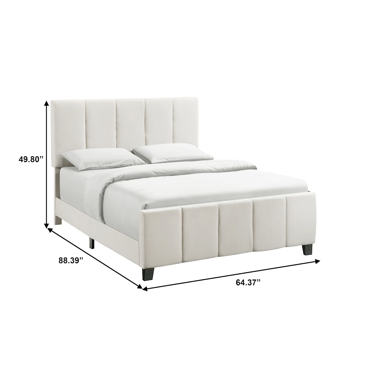 Accentrics Home Fashion Beds Queen Upholstered Bed