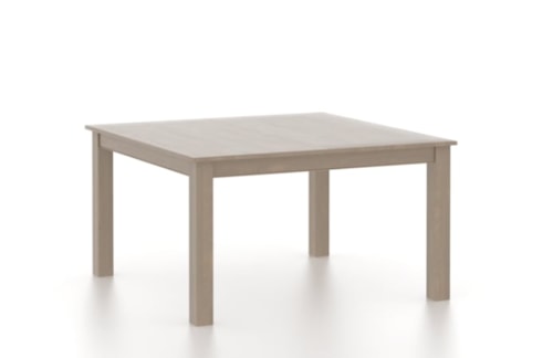 Transitional Customizable Square Wood Table