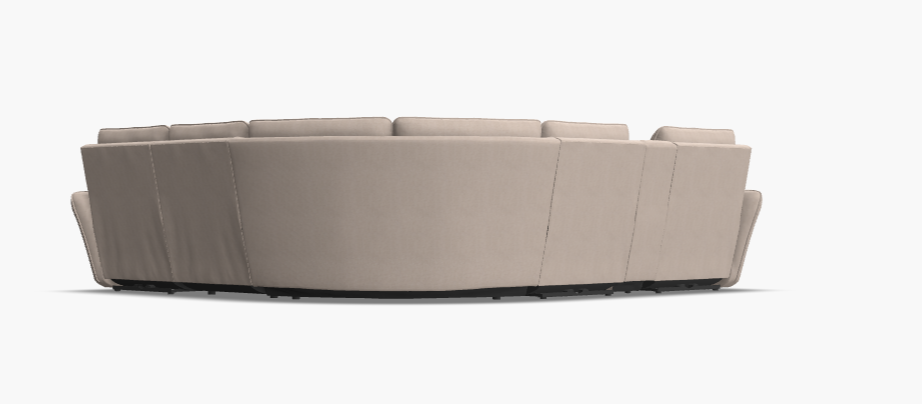 5-Seat Bumper Sectional