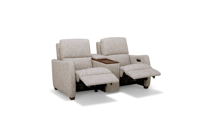 Luna Power Reclining Console Loveseat