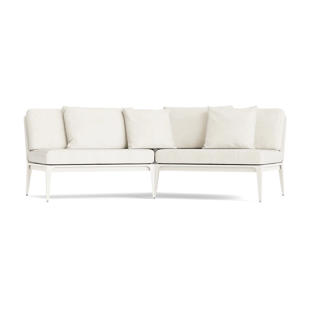 Still Angled Armless Sofa