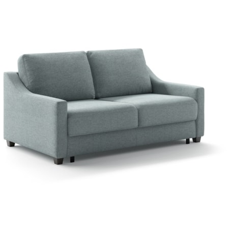Slope-Arm Queen Sleeper Loveseat