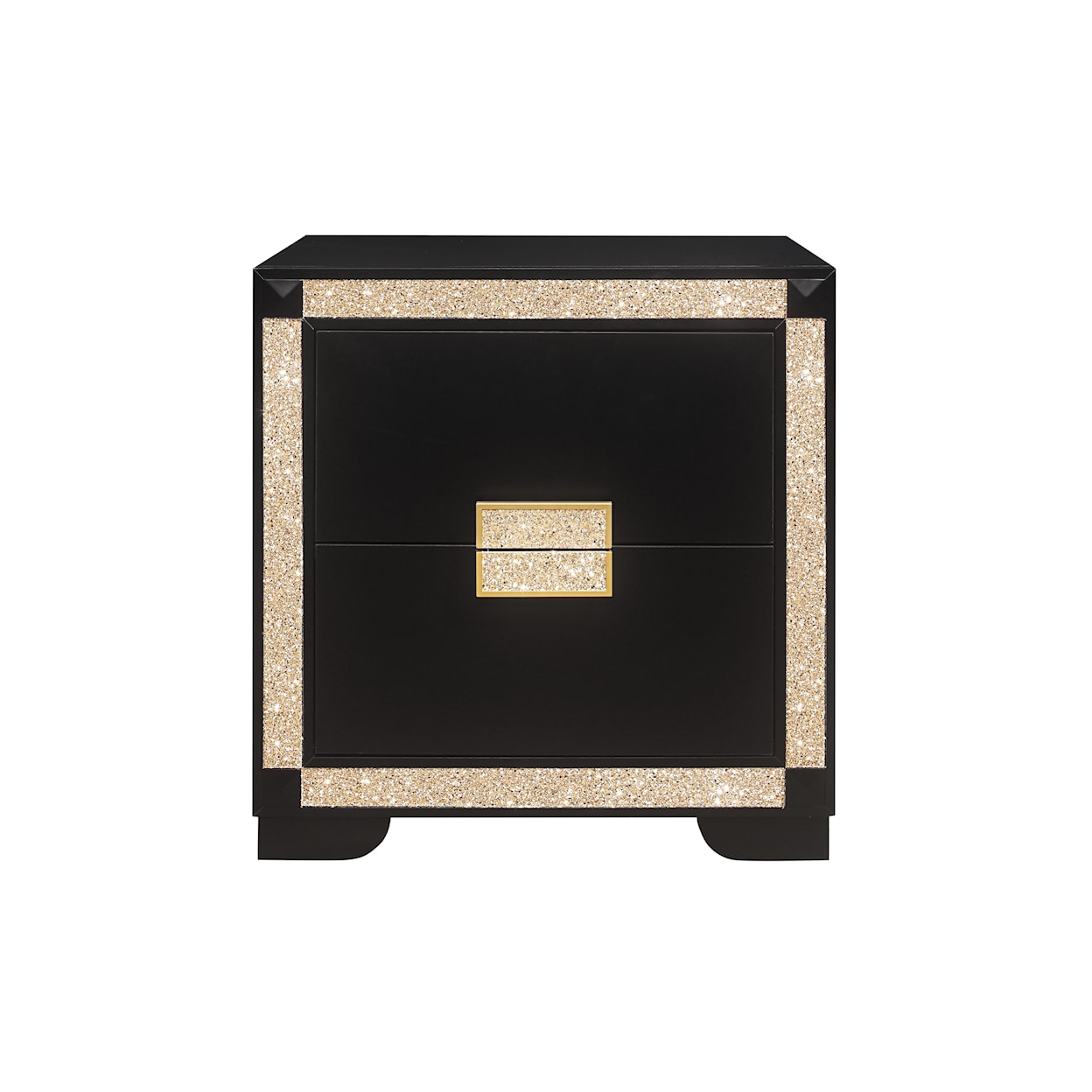 Global Furniture Rivera Two-Tone 2-Drawer Nightstand