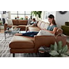 Bravo Furniture Trafton Leather 6-Seat Sectional Sofa w/ Chaise