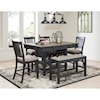 Michael Alan Select Tyler Creek 6-Piece Counter Table Set with Bench