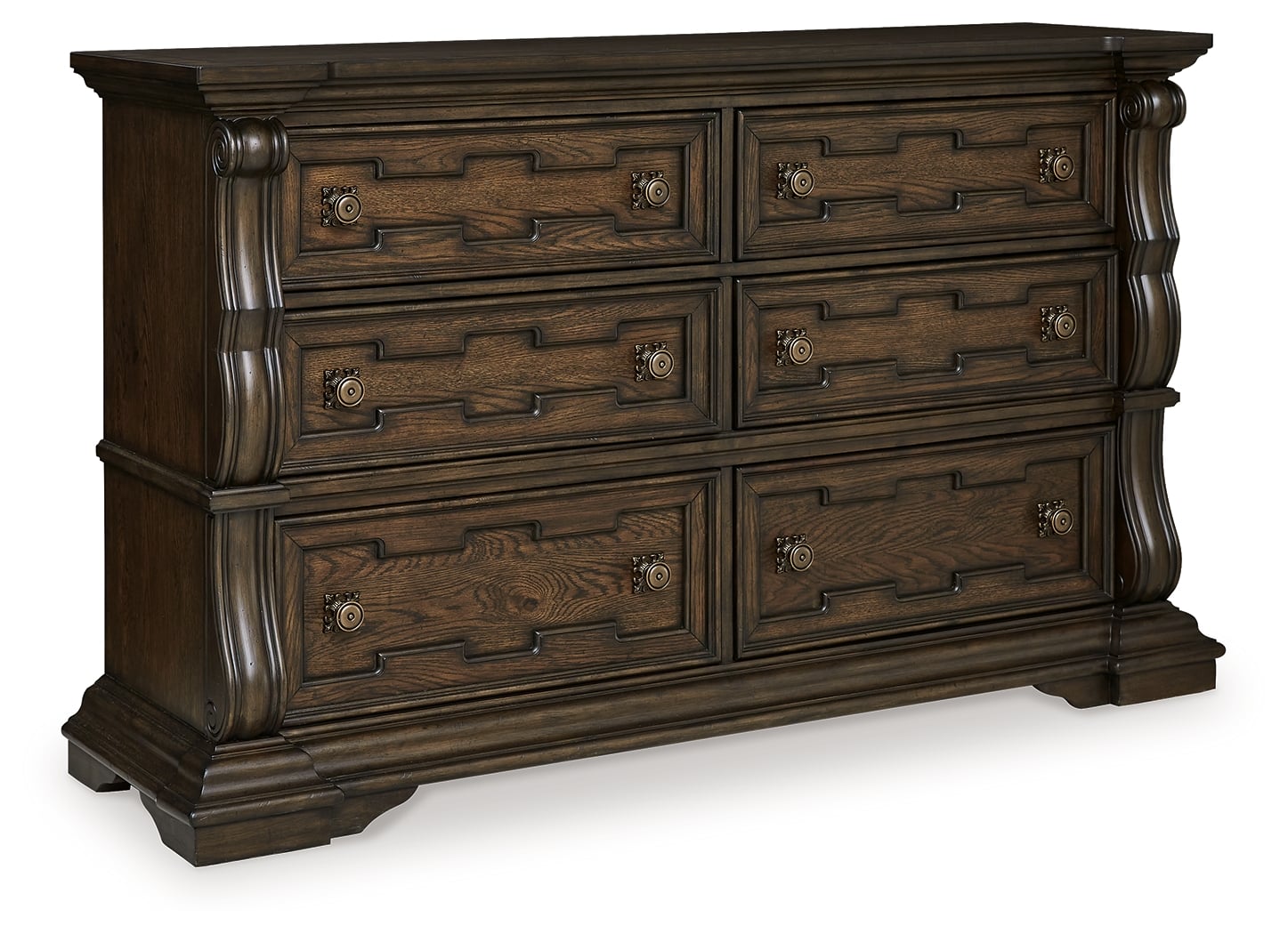 Signature Design By Ashley Maylee B947-31 Traditional 6-Drawer Dresser ...