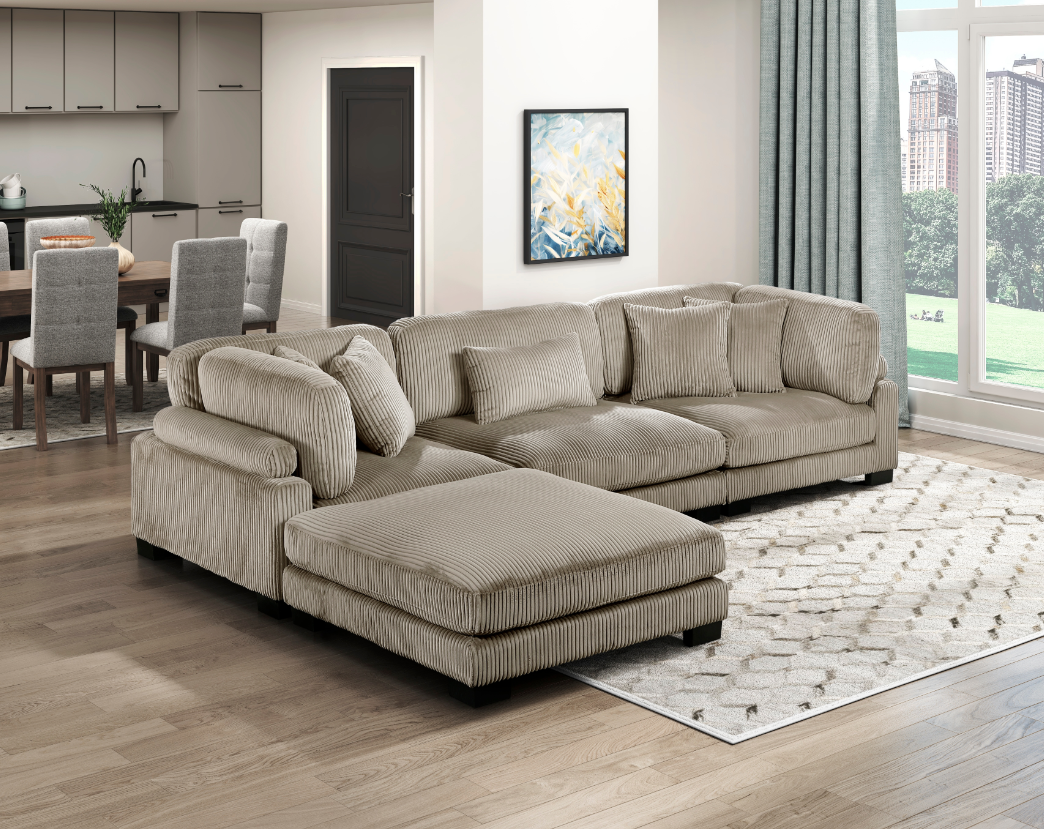 Homelegance Traverse 4-Piece Sectional Sofa