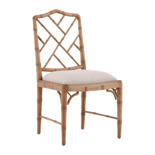 Contemporary Side Chair with Upholstered Seat