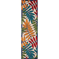 2' x 6' Multicolor Runner Rug