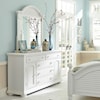 Liberty Furniture Summer House 5-Drawer Dresser and Mirror