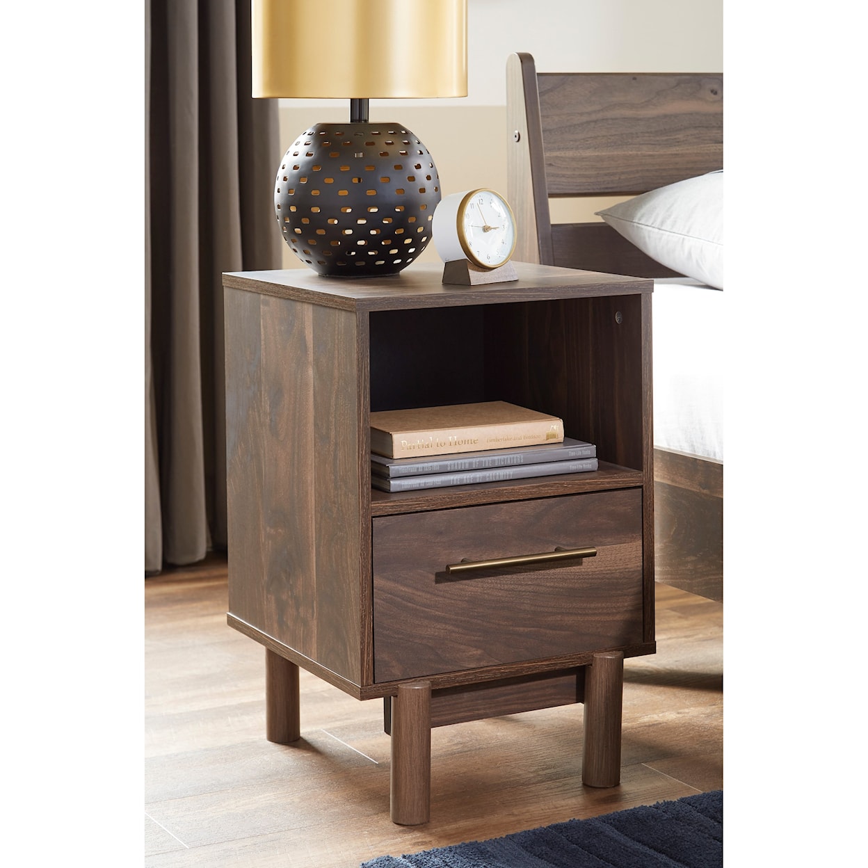 Ashley Furniture Signature Design Calverson 1-Drawer Nightstand