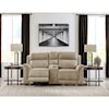 Ashley Signature Design Next-Gen DuraPella Pwr Reclining Loveseat with Adj Headrests