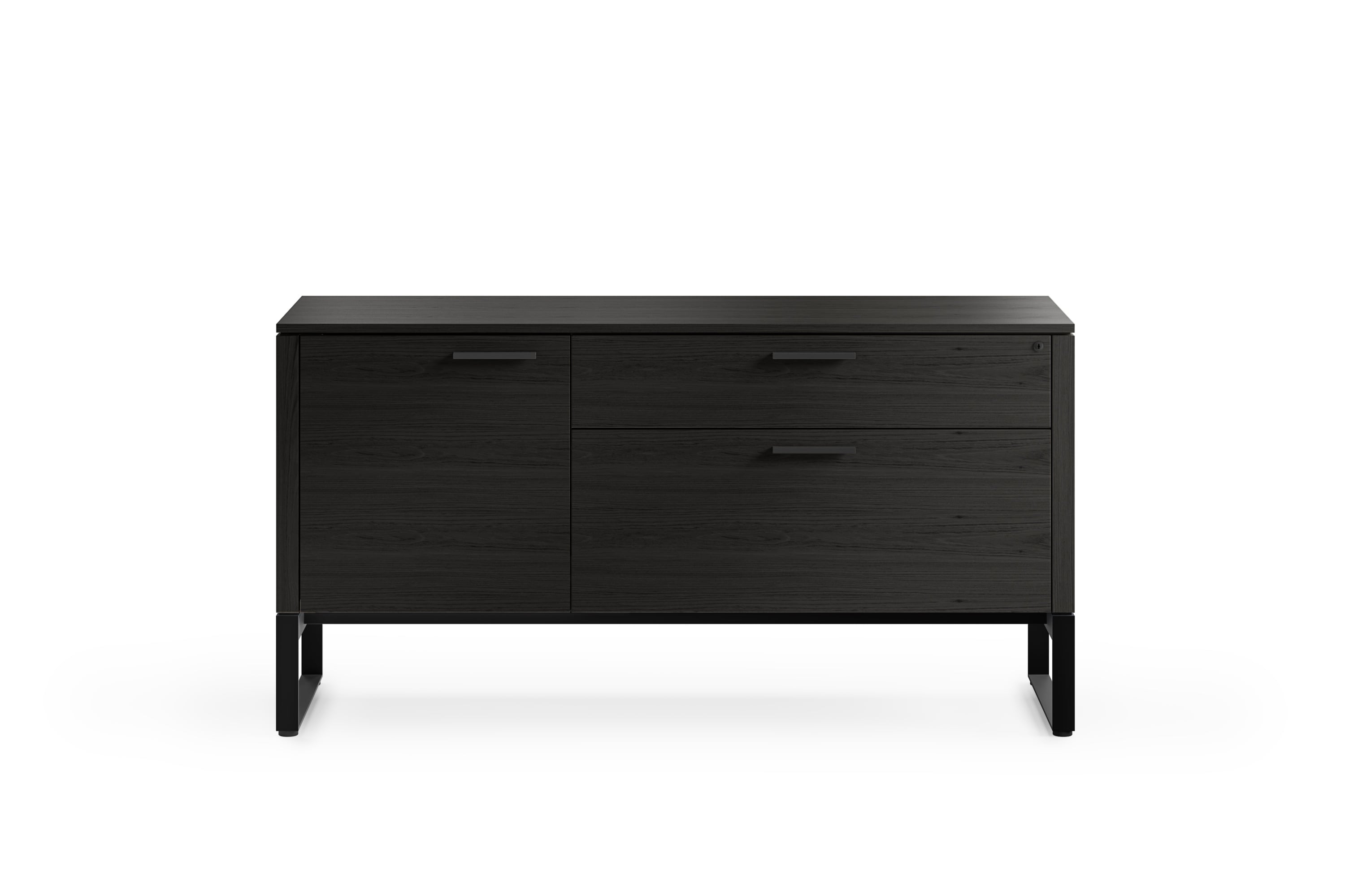Contemporary Multifunction Office Cabinet with File Drawers