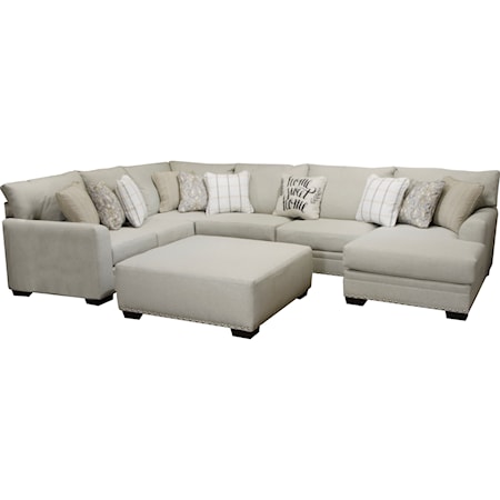 3-Piece Sectional with Chaise