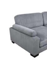 Homelegance Traverse Casual 2-Piece Loveseat with Loose Back Cushions