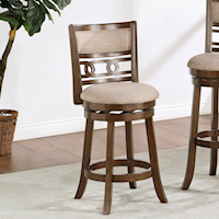 Contemporary Swivel Counter Height Stool