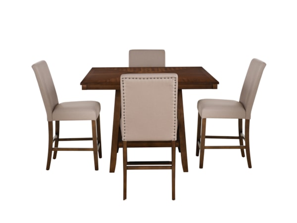 5-Piece Counter-Height Dining Set