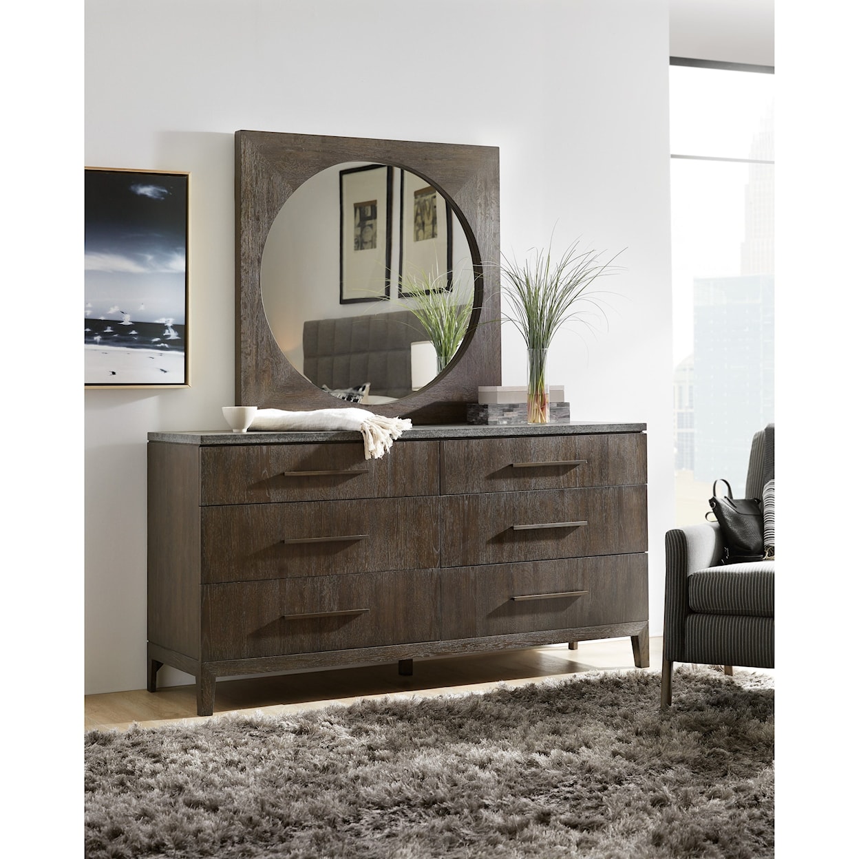 Hooker Furniture Miramar Aventura Dresser & Mirror Set
