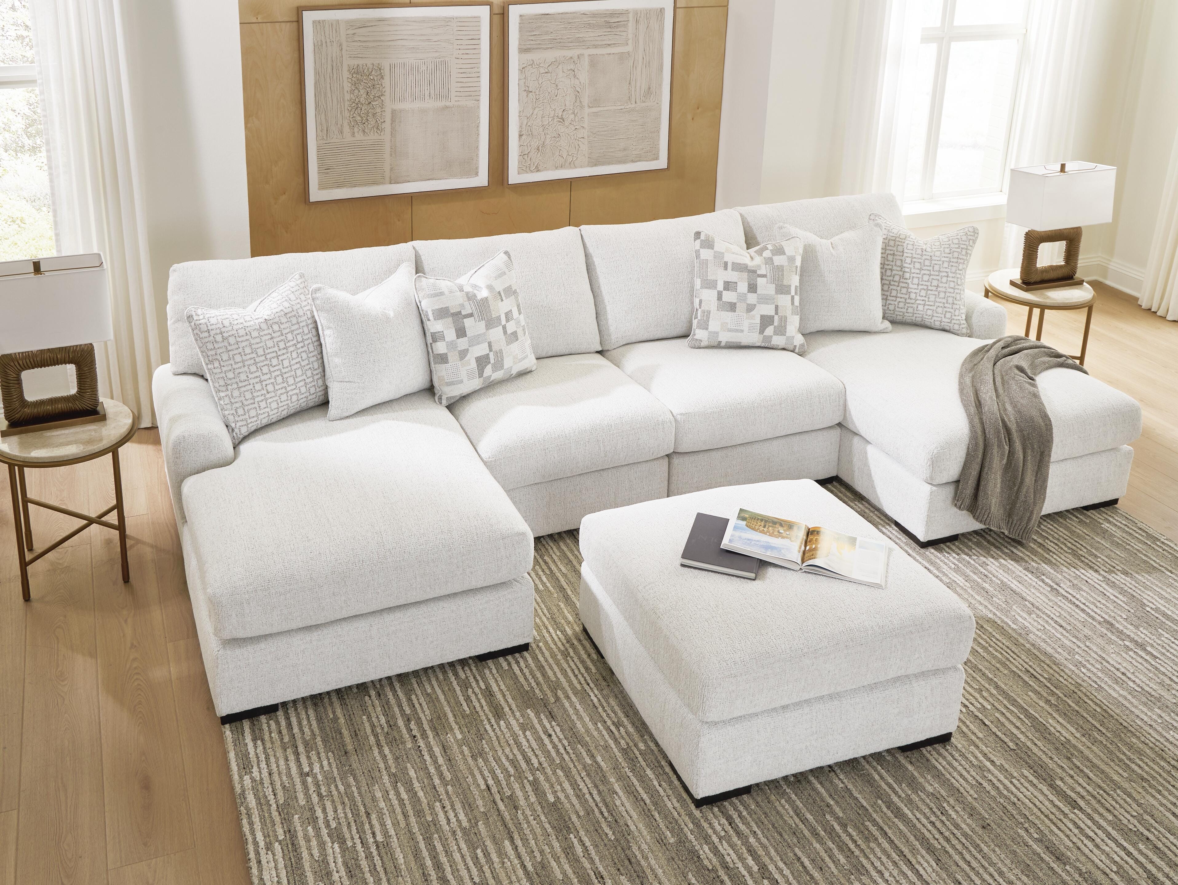 4-piece Double Chaise Sectional