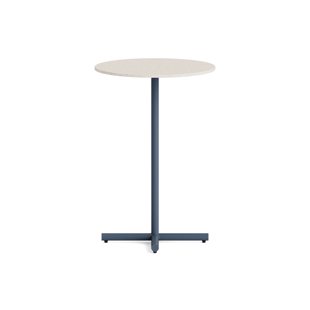 20" Round Stone-Top Wine Table