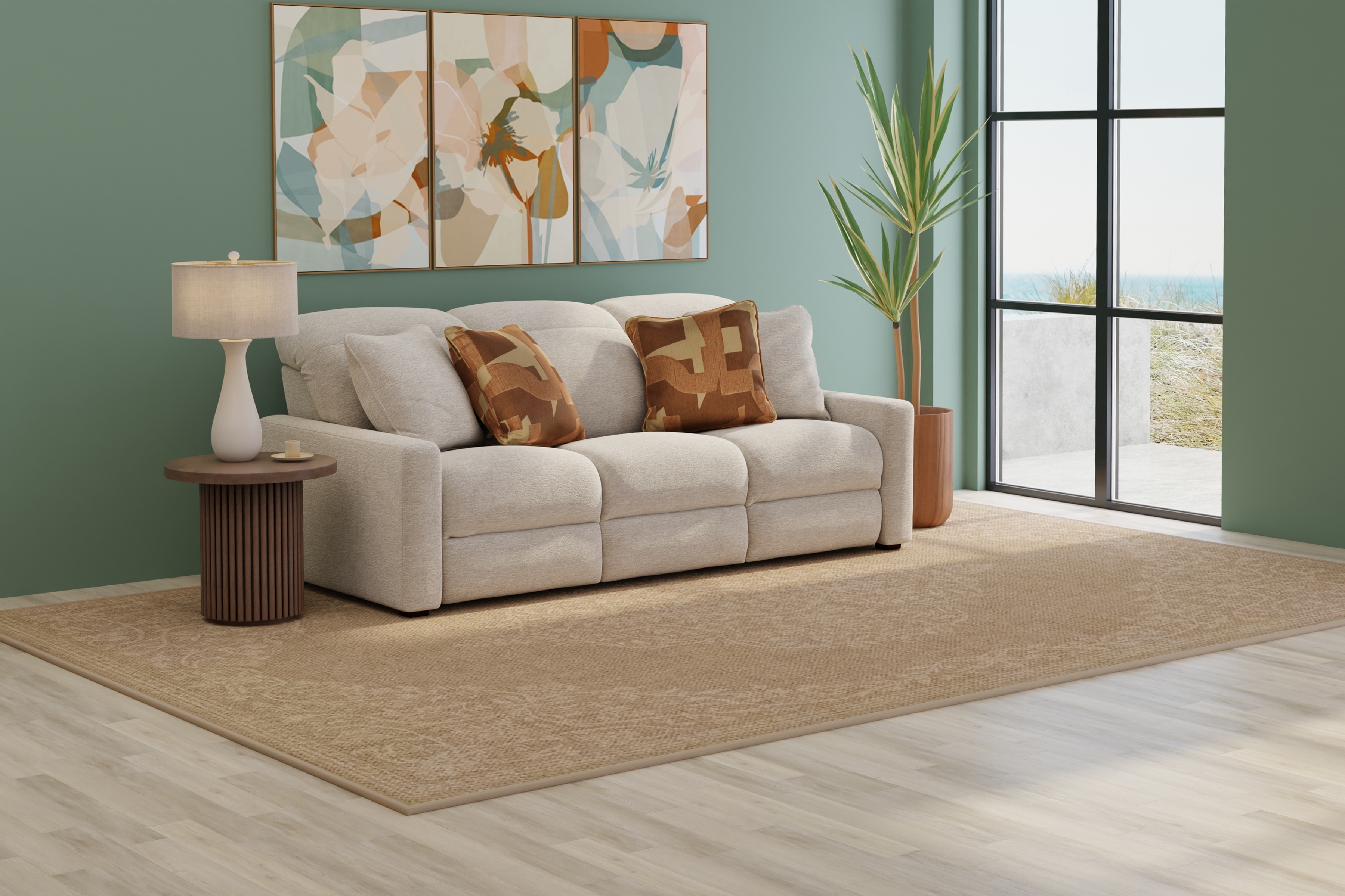 Catnapper Ada Power Sofa with 3 Recliners