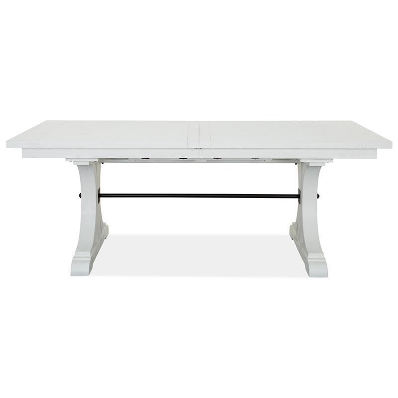 industrial trestle dining table