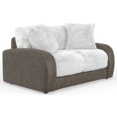 Faux Fur Loveseat