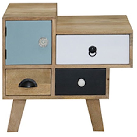 Abstract Nightstand