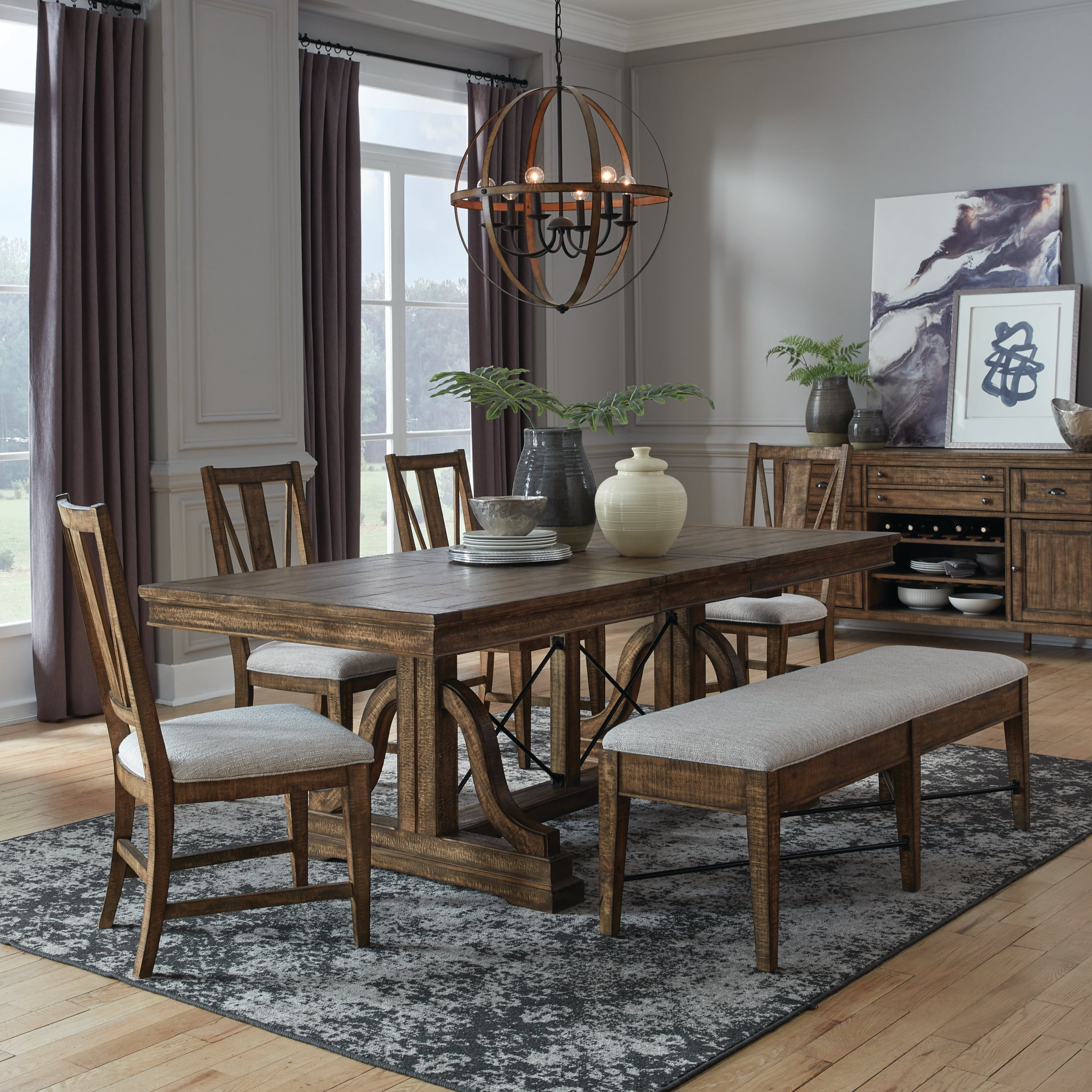 6-Piece Dining Set w/ Bench