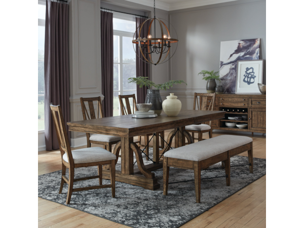 6-Piece Dining Set w/ Bench